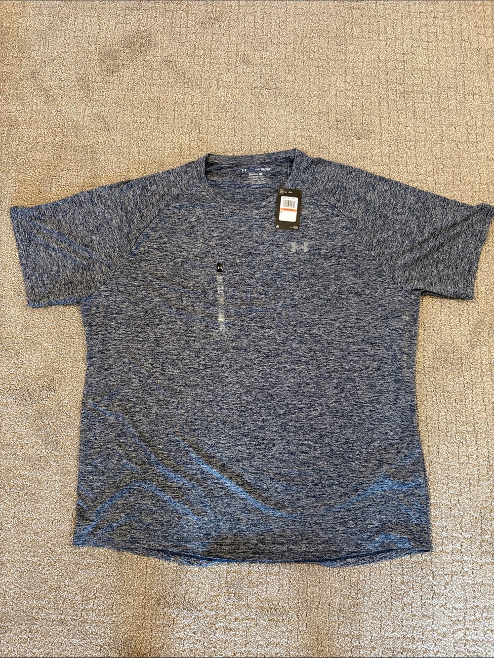 Under Armour Men’s Heathered Navy Performance Tee